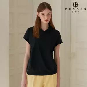 [DENNIS] 여성)에센셜 스트링 스토퍼 반팔 후드티_HD4SLTS981