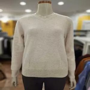 [세이브존] BCBG_노원점 울 스팽글 브이넥 풀오버 니트 B5D9K411