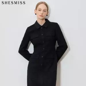 [쉬즈미스(SHESMISS)] 하이엔드 퀄리티 카라 트위드 원피스 (택가격: 498000원)