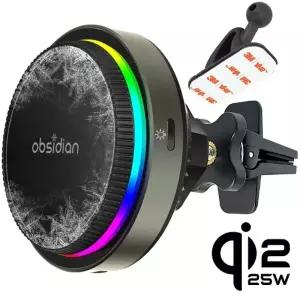 차량용 Qi2 25W 맥세이프 e쿨링 핸드폰 고속 무선충전거치대 CT-MW11P