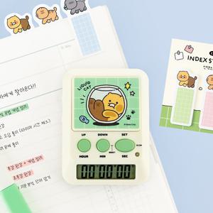 카카오프렌즈 춘식이 오디너리 스톱워치 공부 타이머 알람