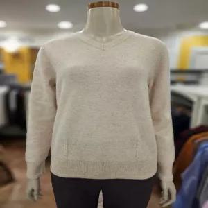 [BCBG]BCBG_노원점 울 스팽글 브이넥 풀오버 니트 B5D9K411