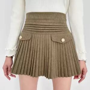 레본 코듀로이 주름 스커트 SK3119 R