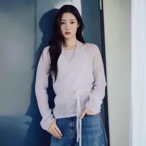 [온앤온] 모헤어 홀터넥 레이어드 니트 NEK5WP914