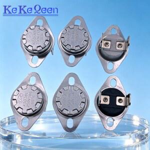 KSD301 250V 10A/16A 폐쇄형 100 105 110 115 120 125 130 135 140 145 150 160 섭씨도 90도 각도 풋형 열 제어 스위치
