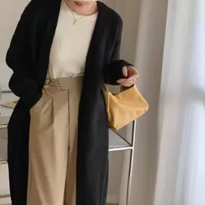 (다올)여성 롱 가디건 니트 간절기 봄 가을 여리핏 루즈핏