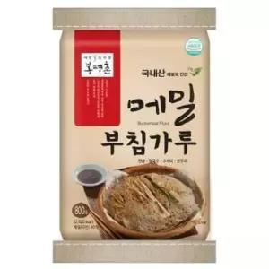 메밀부침가루 800g( 메밀)봉평메밀 부침가루 전병 메