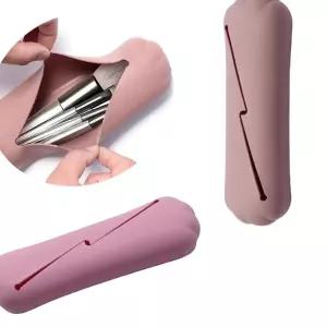 네일아트 말랑말랑 휴대용 실리콘 브러쉬 케이스 2종 붓파우치 붓보관 브러쉬케이스 944B9