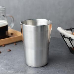 BA 스텐 민이중컵 대 250ml PY 이중 맥주 컵 아이스 커피 믹싱 주스