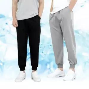 냉장고 쿨팬츠 쿨 아이스 여름 팬츠 남자 아이스슬랙스 조거 스판 슬랙스