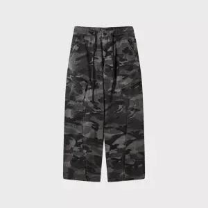 후아유 Wide Cotton Nylon Cargo Pants WHTAG4929F