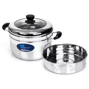 곰솥냄비 키친아트 찜냄비 찜솥 스텐 찜통 채반 찜기 2단 26cm