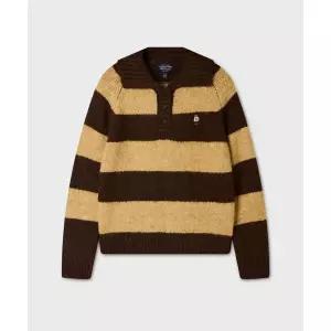 WHO.A.U Steve Bokasi Button Collar Pullover / WHKAG4T22F