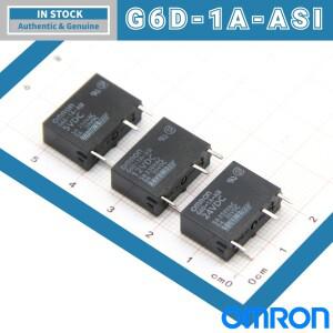 OMRON 고품질 PCB 전원 릴레이 G6D-1A-ASI-5VDC 24VDC DC12V 4핀 5A P6D-04P 새 고품질