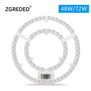Led 패널 220V 천장 조명 교체 모듈 72W 원형 라이트 보드 팬  6000K/4000K
