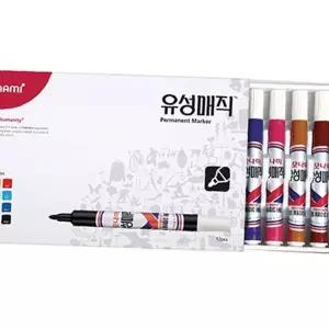 우유백 필기도구 펜시 유성매직 12색 세트 1P 2.0mm