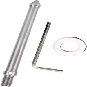 Mimdixy 3/8 스테인리스 스틸 삼각대 접지 스파이크 마운트 어댑터 120mm 금속 카메라 액세서리 모노포드