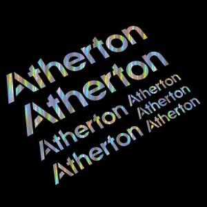 Atherton 자전거 프레임 데칼 세트 산악 야외 사이클링 스포츠 스티커