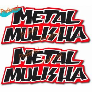 2X 금속 MULISHA 로고 데칼 스티커 미국 만든 자동차 창 바이크 오토바이 쿼드 트럭 ATV