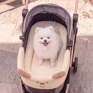 강아지 유모차 쿠션 개모차 방석 자석 사계절 무소음 캐릭터 가드