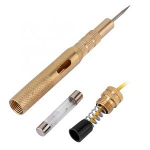 1PC 6V-24V 자동차 회로 테스터 프로브 라이트 시스템 램프 전압 펜 감지기 구리