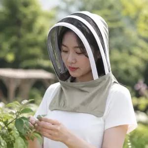 야외 캡 작업용 방충망 벌레 낚시용 보호 후드 방지 모자
