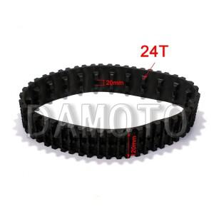120MM 너비 고무 트랙, 구동 제설기, 제설 로봇, 캐터필러용