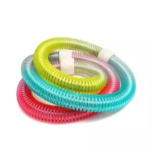 레인보우 꽈배기 두꺼운 스프링 훌라후프 1150g ODM-HULA3