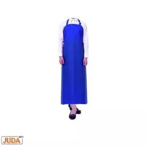 목걸이형 우레탄 방수 앞치마 무광 대형 파랑 업소용앞치마 주방앞치마 주방위생 정육점