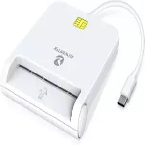 ZOWEETEK CAC 리더기 USB C 스마트 카드 Military용 Mac/Windows/Linux Type 인터페이스 OS 호환 PIV/CAC용