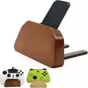 PS4 PS5 Xbox 호환 솔리드 우드 게임패드 컨트롤러 스탠드 홀더