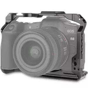 Leftfoto 캐논 EOS R8 카메라 케이지 리그 Arca 베이스 DJI RS2 RS3 호환