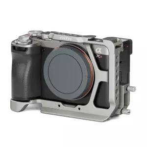 틸타 소니 a7C II R 하프 카메라 케이지 플레이트 NATO 탑 핸들 15mm 로드 포함