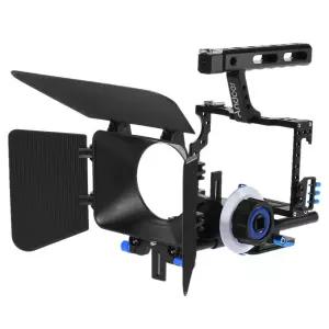Andoer 카메라 케이지 리그 키트 C500 소니 A7S A7 A7R 시리즈 파나소닉 GH4 호환