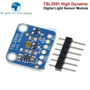1/3PCS TSL2591 IIC 광 센서 브레이크 아웃 모듈 높은 동적 범위 LUX 디지털 3.3V 5V Diy 전자