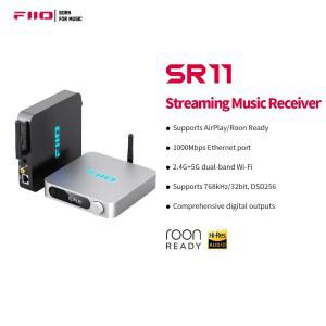네트워크플레이어 FIIO SR11 에어플레이 와이파이 리시버 스트리머 고음질 아마존 뮤직 등에서 스포티파이 타이달 오디오 멀티룸