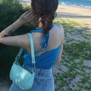 [RGMP9S39]여자 오프 숄더 니트 크롭 홀터넥 나시 스타일