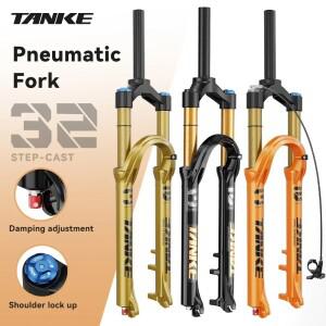 TANKE 자전거 포크 리바운드 조절 가능 MTB 에어 프론트 서스펜션, 휴대용 퀵릴리즈 액세서리, 26/27.5/29