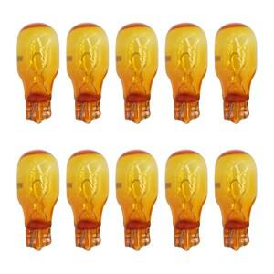 10pcs T15 T20 7443 DRL 할로겐 신호등 주간 주행등 LED 역방향등 브레이크 미등 흰색 호박색 12V