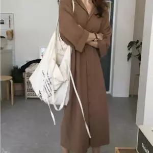 [RGKP62PS]여자 롱셔츠 가을 로브 자켓 캐주얼 회사원