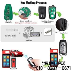 AUTEL 스마트 키 IKEYFD004AH KM100 IM508 함께 사용되는 포드 용 MAXIIM 프리미엄 스타일