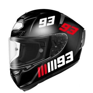 1pc 레이싱 드라이버 No.93 모토 크로스 번호 스티커 바이크 오토바이 헬멧 바디 탱크 비닐 데칼 for Honda