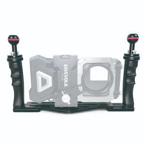 카메라용 퀵 릴리즈 플레이트Nitescuba 듀얼 핸들 트레이 수중 카메라 브래킷 (DIVEVOLK SeaTouch 4 Max 및