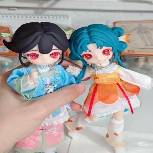 인스팟 나기 스텝 위스퍼링 윈드 시리즈 블라인드 박스 귀여운 1/12 BJD 가동 관절 애니메이션 피규어 12포