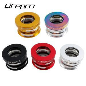Litepro 자전거 헤드셋, Fnhon BYA412 P18 헤드 세트, 내장형 알루미늄 합금 접이식 밀폐형 베어링, 44mm
