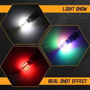 2pcss T10 스트로브 Led 플래시 WY5W 램프 5W5 194 전구 168 48SMD 깜박임 주차  테일 화이트  자동차 조