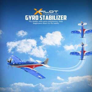 Volantex 인기 P51D 머스탱 RC 비행기 2.4Ghz 4CH 400mm 날개 길이 원 키 곡예 RTF RC 전투기 Warbird 비행