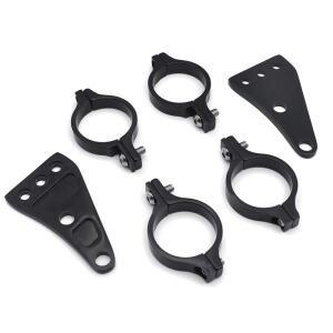 헤드라이트 브래킷 마운트 클램프 포크 튜브 홀더 41mm 바이크 오토바이 보버 카페 레이서 유니버사