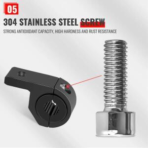 바이크 오토바이 LED 헤드라이트 클램프 브래킷 스포트  안개등 마운트  튜브 키트