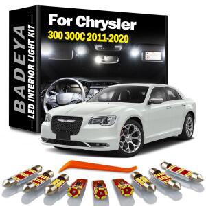 BADEYA 캔버스 LED 인테리어 맵 돔 전구 키트 크라이슬러 300 2011 2020 17 개